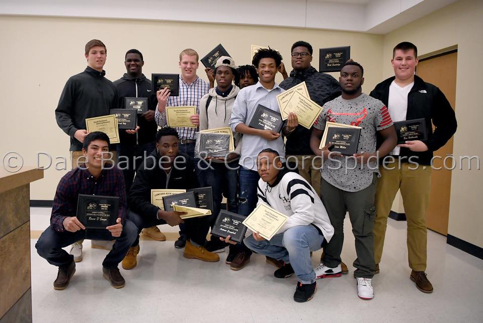 Spider Football Award Winners
